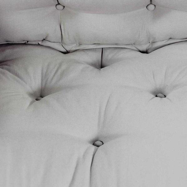 Palettensofa-Kissen mit Arm- und Rückenstütze in Grau