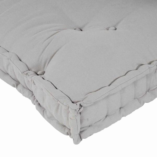 Palettensofa-Kissen mit Arm- und Rückenstütze in Grau