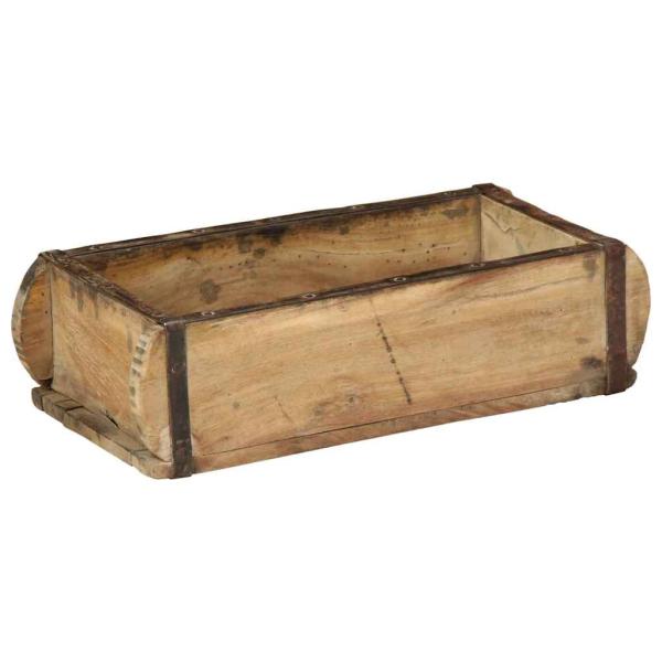 Tabletts 4 Stück 30x15x9 cm Massivholz Wiederverwertet