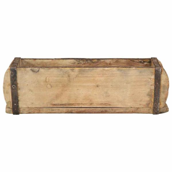 Tabletts 4 Stück 30x15x9 cm Massivholz Wiederverwertet
