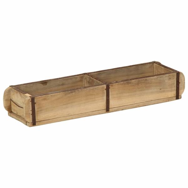 ARDEBO.de - Tablett 60,5x15x9 cm aus recyceltem Massivholz