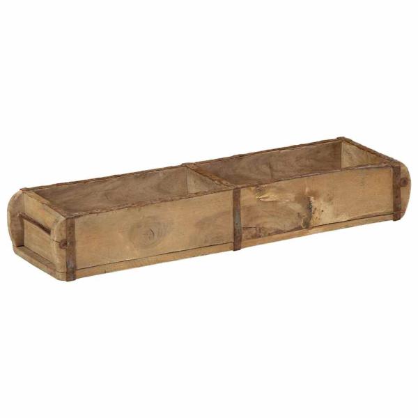 Tabletts 4 Stück 60,5x15x9 cm Massivholz Wiederverwendet