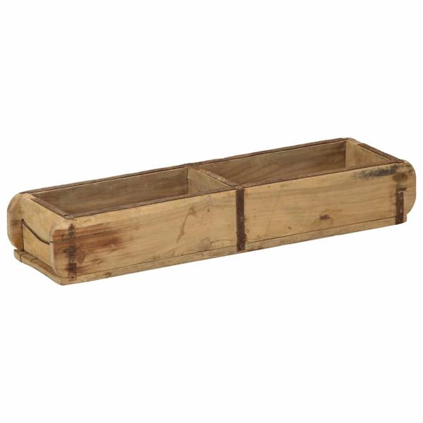 Tabletts 4 Stück 60,5x15x9 cm Massivholz Wiederverwendet