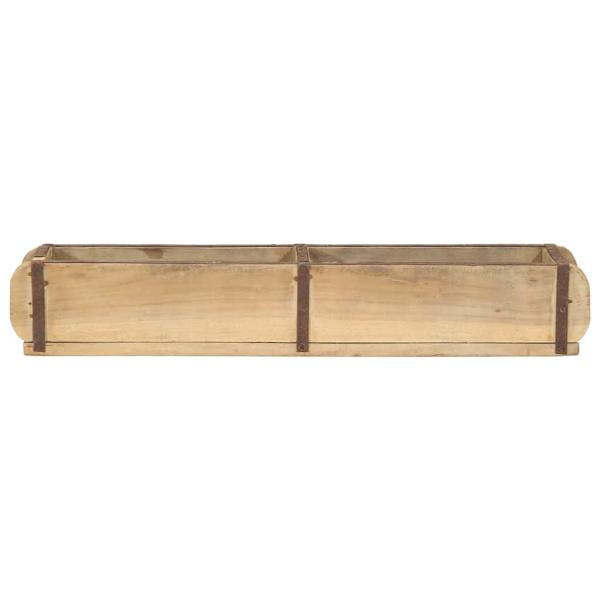 Tabletts 4 Stück 60,5x15x9 cm Massivholz Wiederverwendet