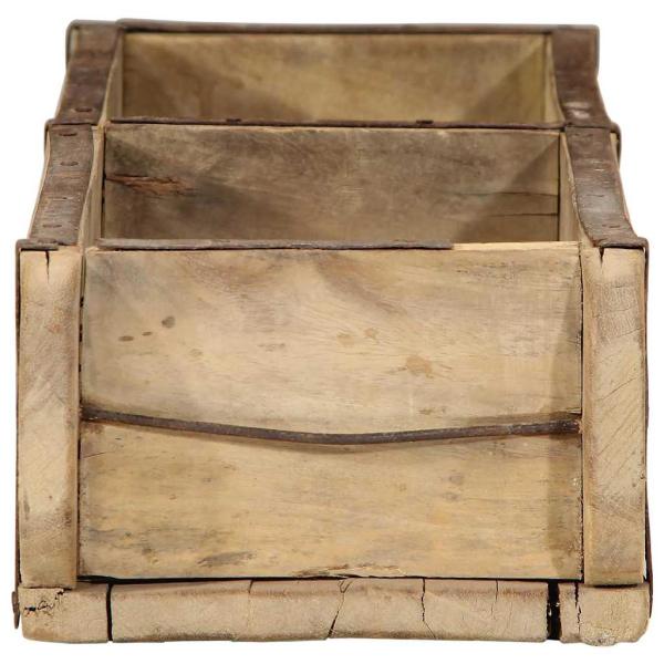 Tabletts 4 Stück 60,5x15x9 cm Massivholz Wiederverwendet