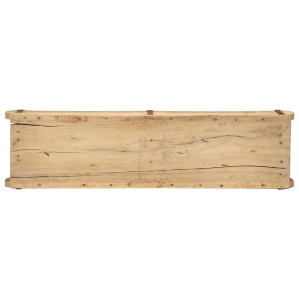 Tabletts 4 Stück 60,5x15x9 cm Massivholz Wiederverwendet