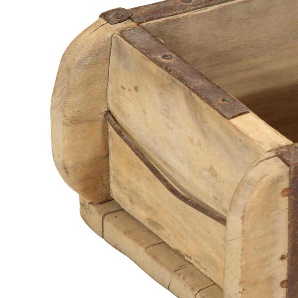 Tabletts 4 Stück 60,5x15x9 cm Massivholz Wiederverwendet