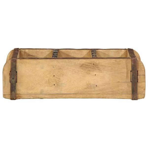 Tabletts 4 Stück 30x14x9 cm Massivholz Recycelt