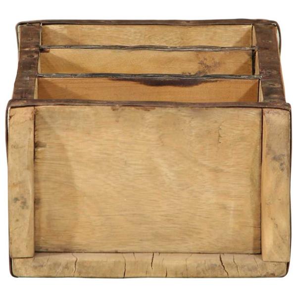 Tabletts 4 Stück 30x14x9 cm Massivholz Recycelt