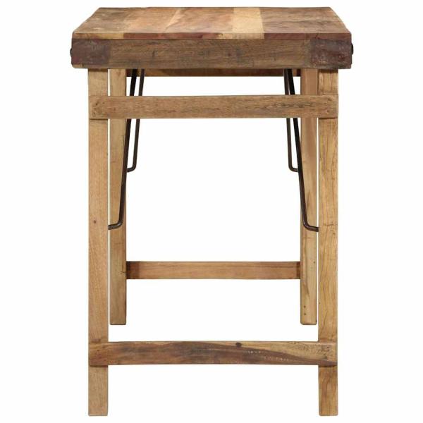 Esstisch 110x55x76 cm Massivholz Altholz