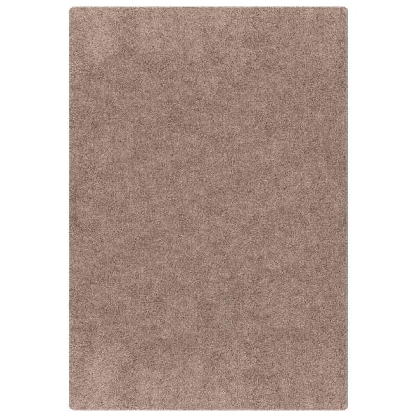 Shaggy-Teppich mit Latexrücken Braun 80x150 cm