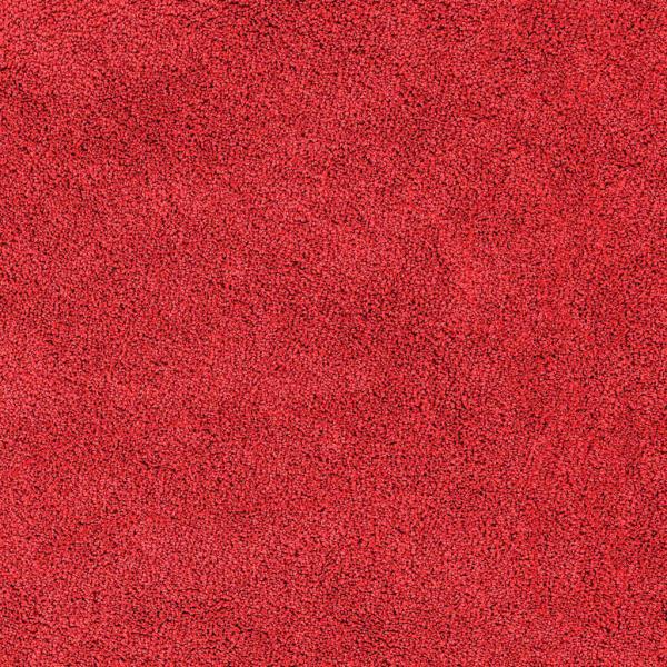 Badezimmermatte U-Form Rot 50x50 cm Polypropylen Rutschfest