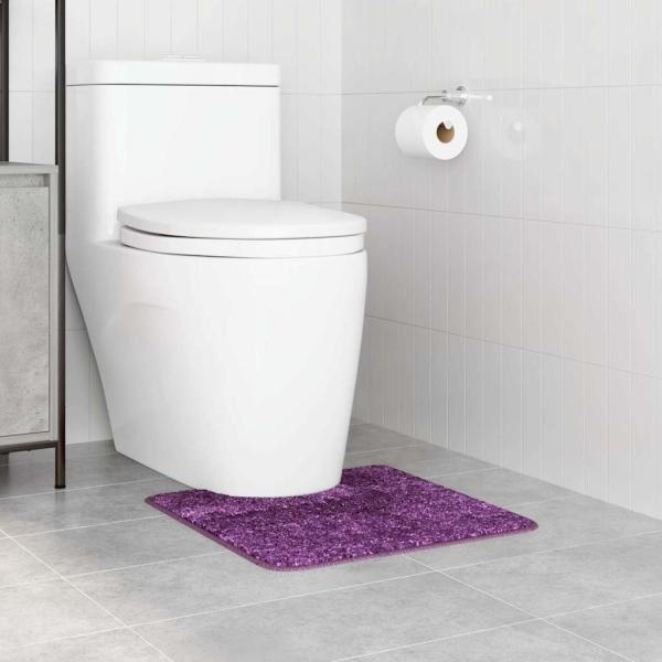 U-förmige Badematte Lila 50x50 cm Polypropylen Rutschfest