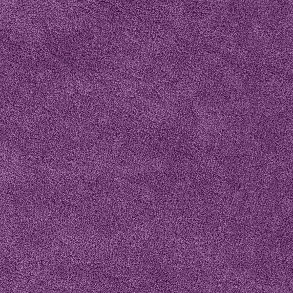 U-förmige Badematte Lila 50x50 cm Polypropylen Rutschfest