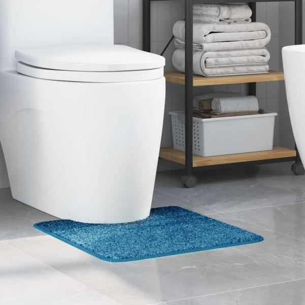 ARDEBO.de - Badematte U-Form Blau 50x50 cm Polypropylen Rutschfest