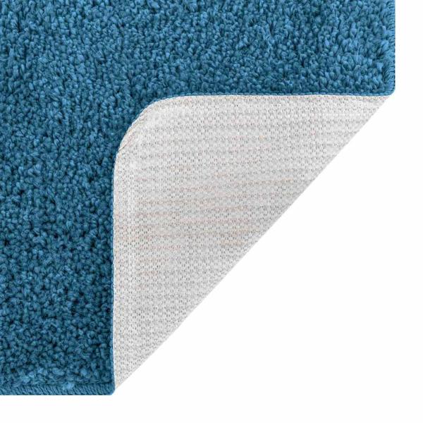 Badematte U-Form Blau 50x50 cm Polypropylen Rutschfest