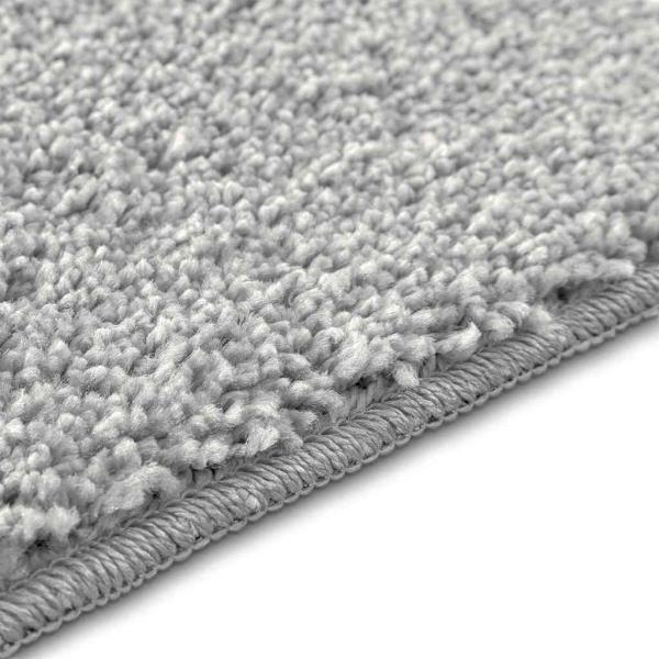 Badematte Rechteckig Grau 50x80 cm Polypropylen Rutschfest