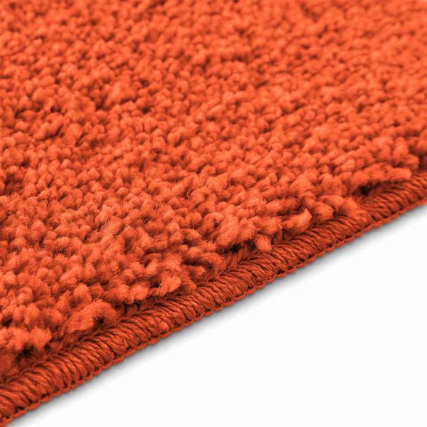 Badematte Rechteckig Orange 60x90 cm Polyester Rutschfest
