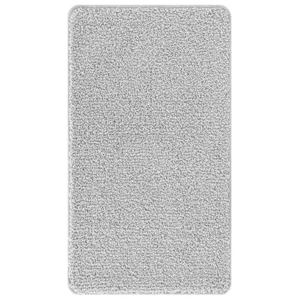 Badematte rechteckig Grau 70x120 cm Polypropylen rutschfest