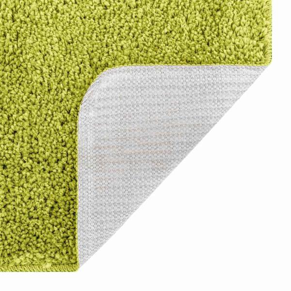 2-teiliges Badteppich-Set Grün Polypropylen Rutschfest