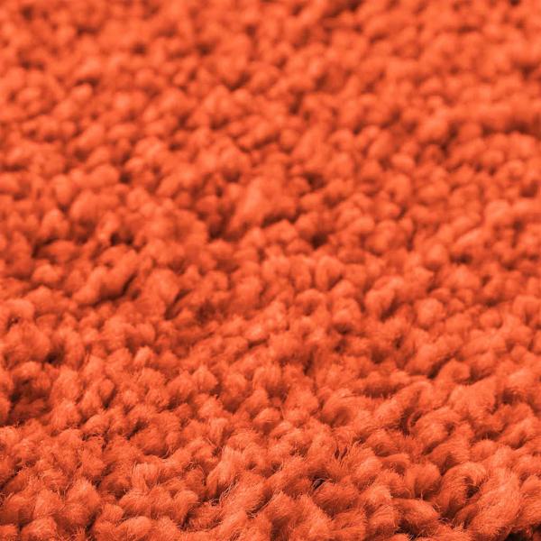 2-teiliges Badteppich-Set Orange Polypropylen Rutschfest
