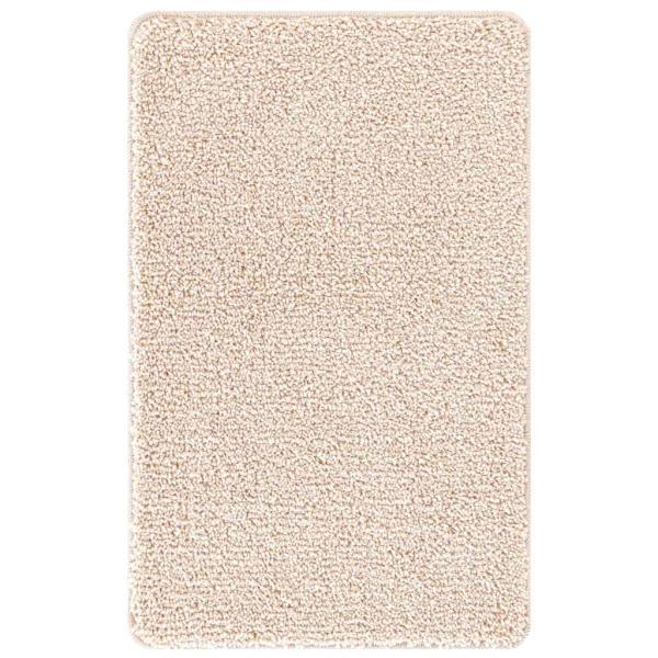 3-teiliges Badteppich-Set Creme Polypropylen Rutschfest