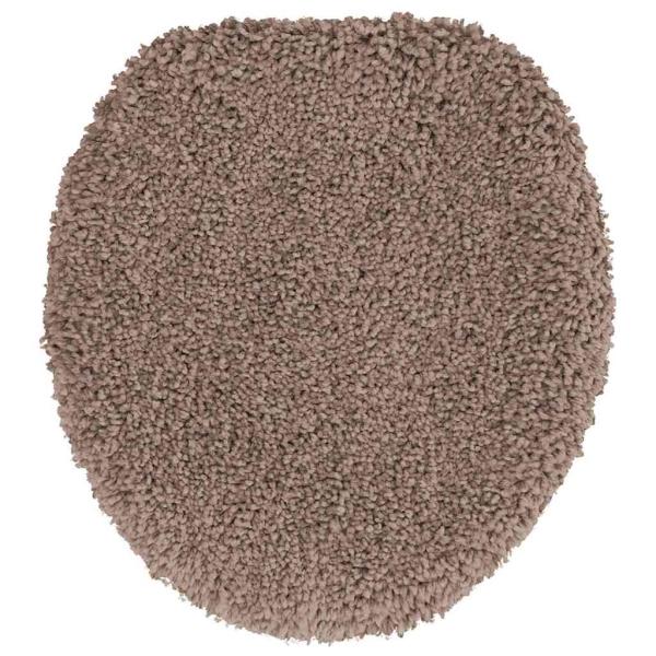 3-teiliges Badteppich-Set Braun Polypropylen Rutschfest