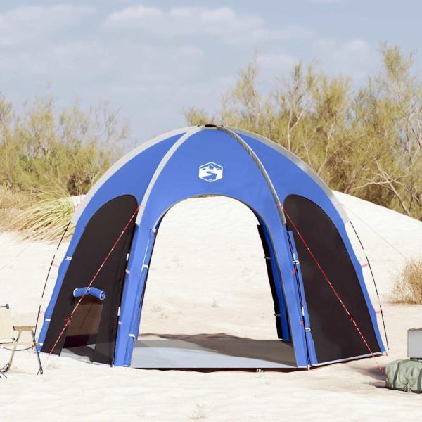 ARDEBO.de - Poolzelt Azure Blau 366 x 305 x 231 cm Polyester und Fiberglas