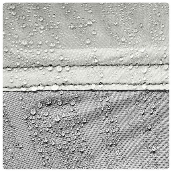 ARDEBO.de - Camping-Mückennetz mit Tür Grau für 6 Personen Wasserdicht