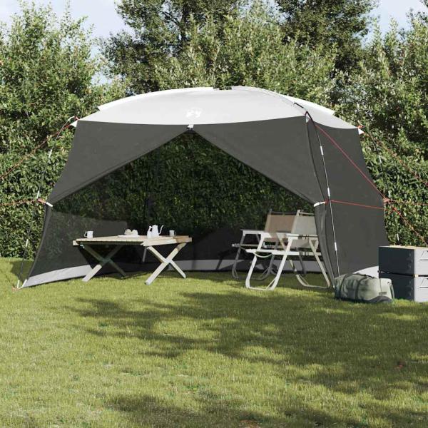 ARDEBO.de - Camping-Mückennetz mit Tür Grau für 6 Personen Wasserfest