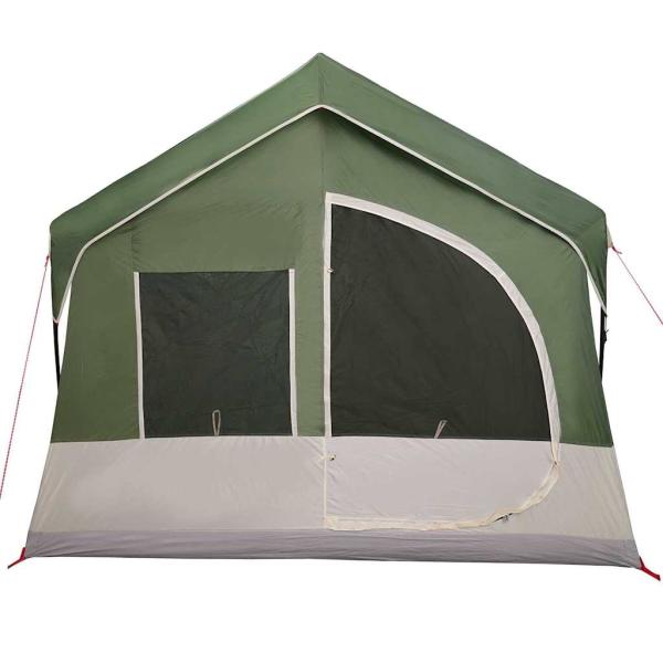 Campingzelt mit Fenstern Grün für 10 Personen Wasserdicht