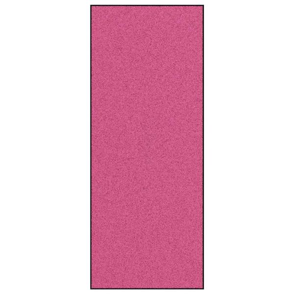 Waschbare Fußmatte in Rosa, 120x300 cm