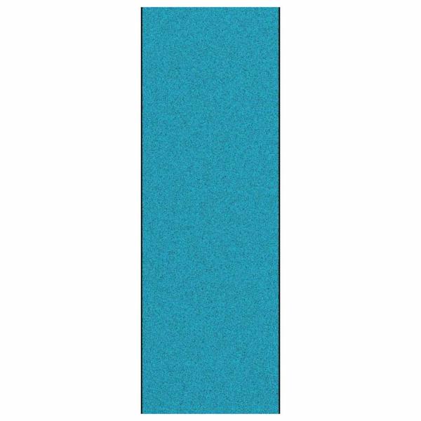 Waschbare Fußmatte in Cyan 120x350 cm