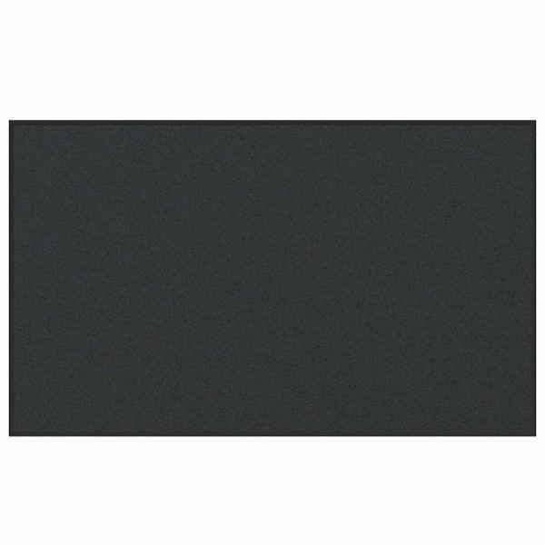 Fußmatte rechteckig schwarz 90x150 cm