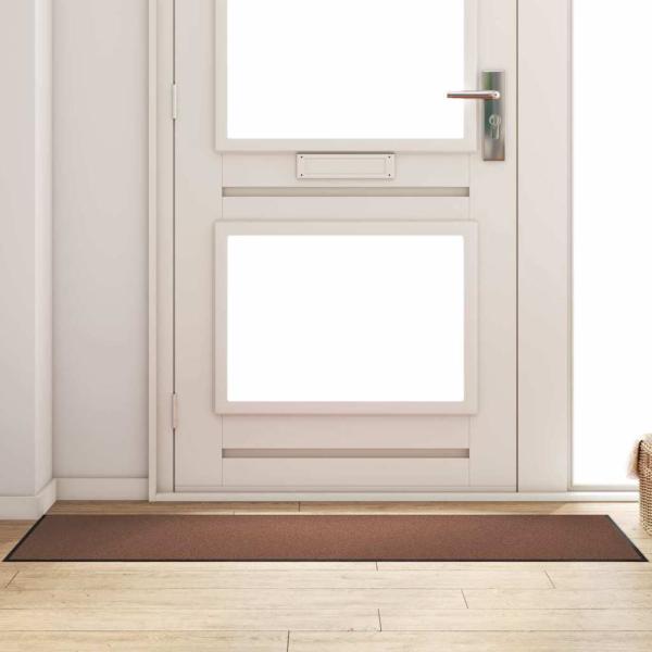 ARDEBO.de - Rechteckige Braune Fußmatte 60x180 cm