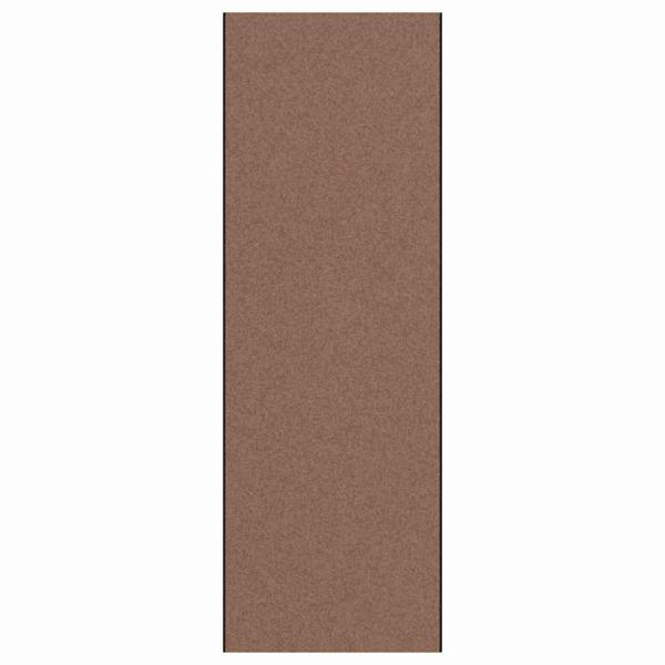 rechteckige Fußmatte in Braun 120x350 cm