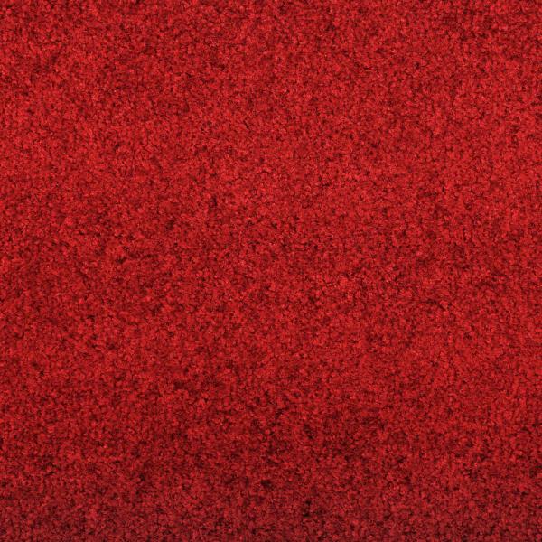 Fußmatte Rot und Schwarz 120 x 180 cm 100% Polyamid