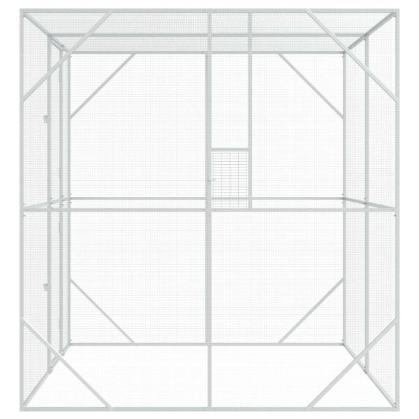 Vogelkäfig Anthrazit 209 x 202 x 214 cm Verzinkter Stahl