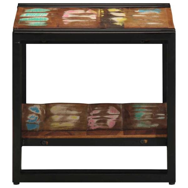 Couchtisch Mehrfarbig 40x50x38 cm Massivholz Altholz