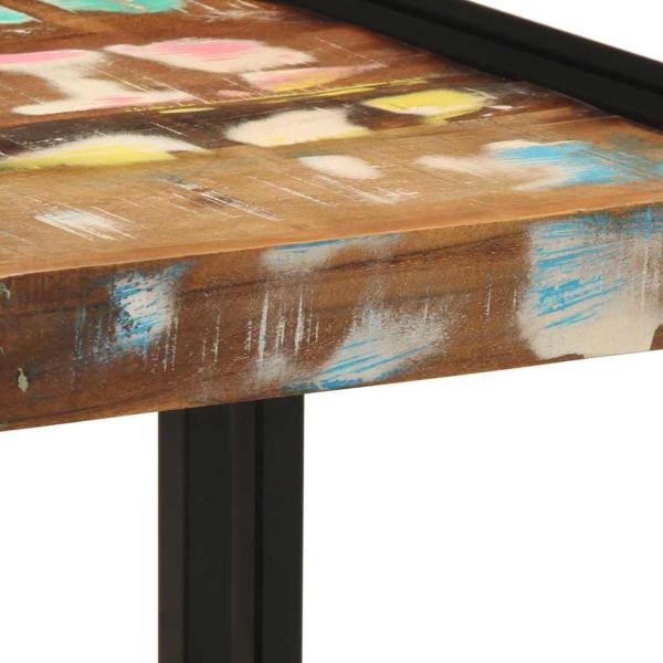 Couchtisch Mehrfarbig 40x50x38 cm Massivholz Altholz