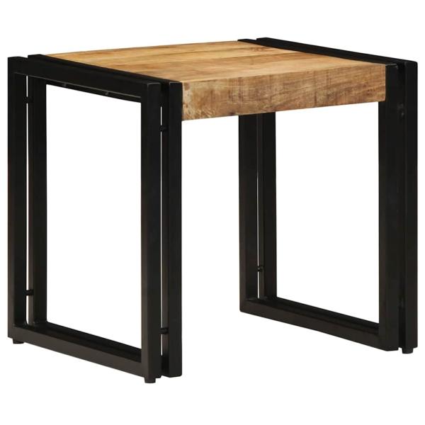 ARDEBO.de - Couchtisch 40x50x38 cm Aus massivem grobem Mango-Holz