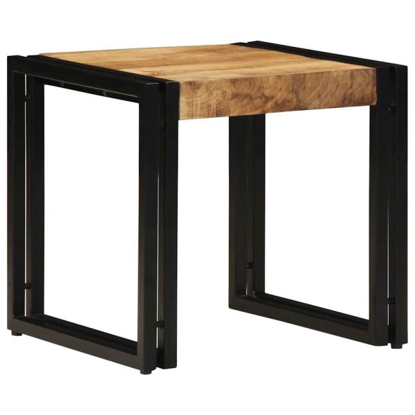 Couchtisch 40x50x38 cm Aus massivem grobem Mango-Holz