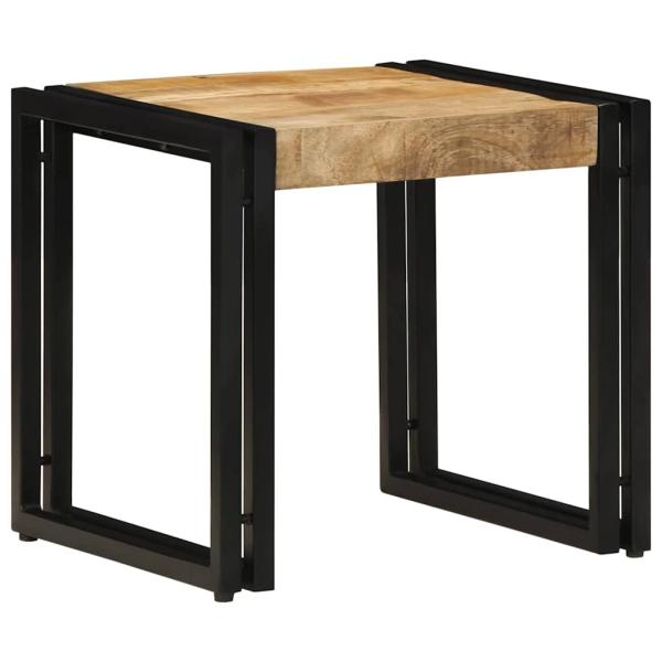 Couchtisch 40x50x38 cm Aus massivem grobem Mango-Holz
