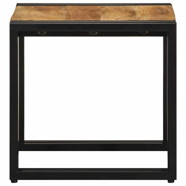 Couchtisch 40x50x38 cm Aus massivem grobem Mango-Holz