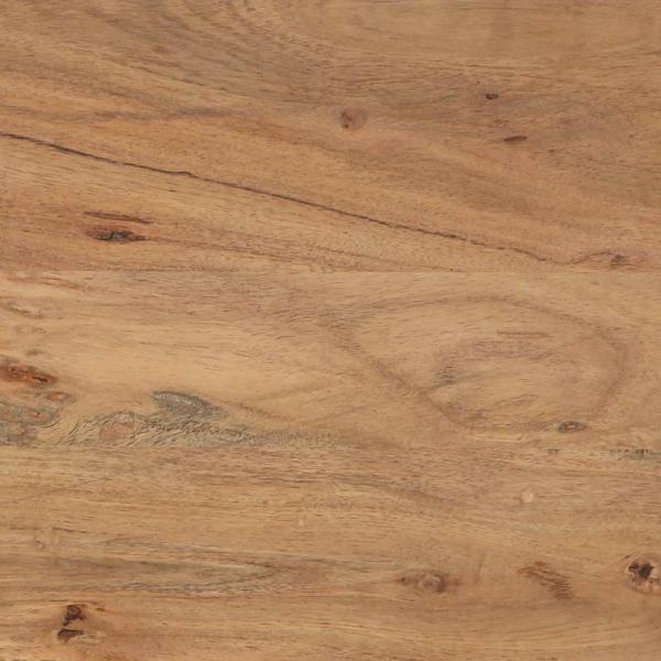 Konsole Schwarz 90x33x75 cm Massivholz Akazie und Metall