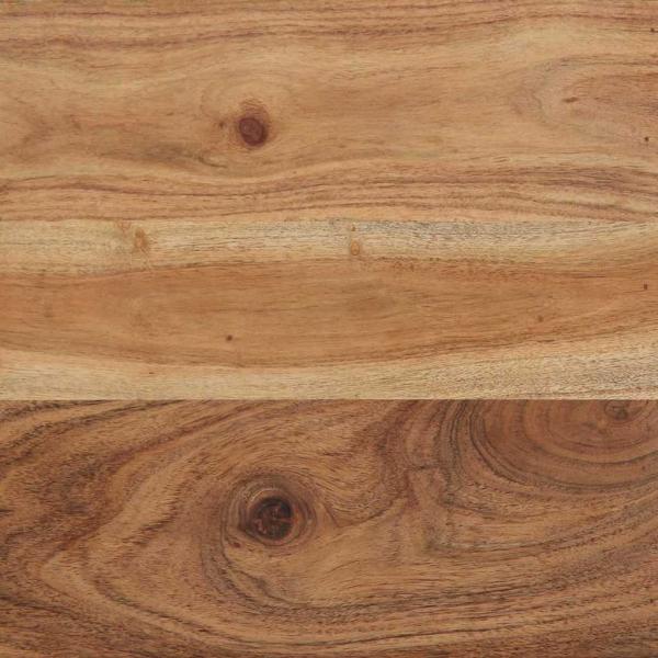 Schuhschrank Schwarz 30x30x40 cm Aus massivem Akazienholz und Stahl