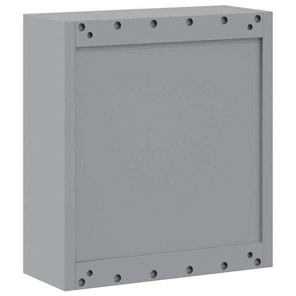 Werkzeugschrank Wandmontage Schwarz 50x20x55 cm Stahl