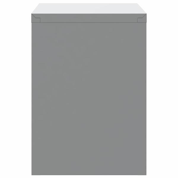 Werkzeugschrank Wandmontage mit Gasdruckfeder-Tür rot 50x25x35 cm