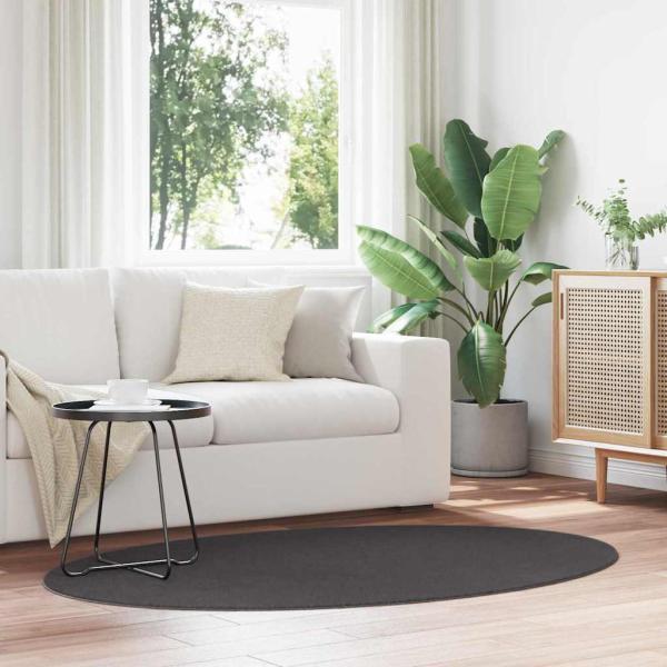 ARDEBO.de - Teppiche Anthrazit Polyester 100 x 200 cm Akzentteppich
