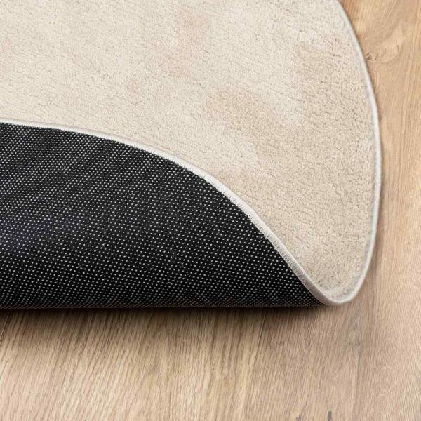 Teppich ""HUARTE"" Beige 100x200 cm Oval